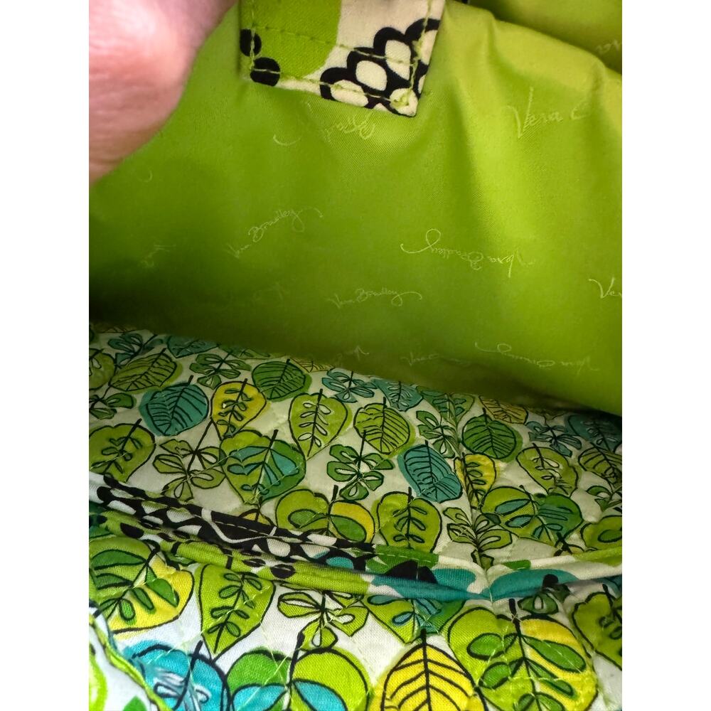 Vera Bradley Laptop Travel Tote in the "Limes Up" pattern. - Picture 9 of 13